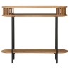 Table d'appoint faite main Brun Teck 90 x 30 x 75 cm 622175622175