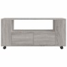Meuble TV sonoma gris 102x34,5x43 cm bois d'ingénierie 622178622178