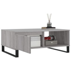 Table basse sonoma gris 90x60x35 cm bois d'ingénierie 622180622180