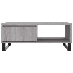 Table basse sonoma gris 90x60x35 cm bois d'ingénierie 622180622180