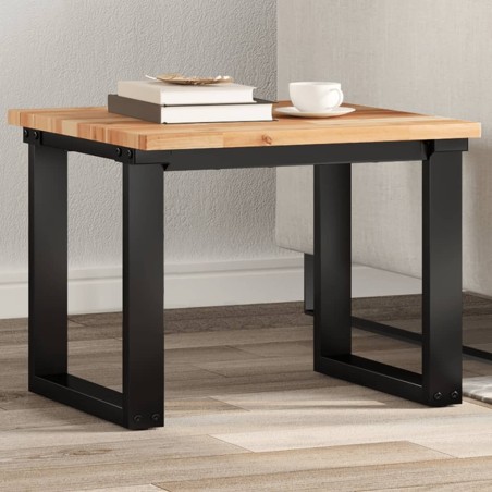 Dessus de table carré 50x50x2 cm bois massif d'acacia 622181622181