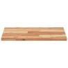 Dessus de table carré 50x50x2 cm bois massif d'acacia 622181622181