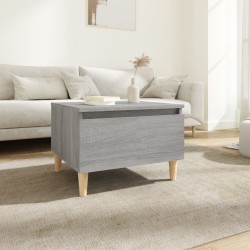 Table d'appoint Sonoma gris 50x46x35 cm Bois d'ingénierie 622182622182