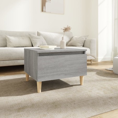 Table d'appoint Sonoma gris 50x46x35 cm Bois d'ingénierie 622182622182