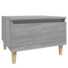 Table d'appoint Sonoma gris 50x46x35 cm Bois d'ingénierie 622182622182