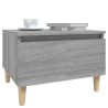 Table d'appoint Sonoma gris 50x46x35 cm Bois d'ingénierie 622182622182