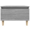 Table d'appoint Sonoma gris 50x46x35 cm Bois d'ingénierie 622182622182