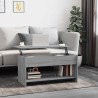 Table basse sonoma gris 102x50x52,5 cm bois d'ingénierie 622183622183