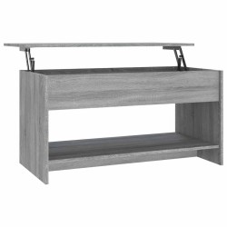 Table basse sonoma gris 102x50x52,5 cm bois d'ingénierie 622183622183