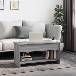 Table basse sonoma gris 102x50x52,5 cm bois d'ingénierie 622183622183