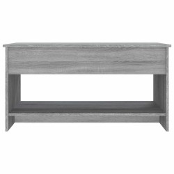 Table basse sonoma gris 102x50x52,5 cm bois d'ingénierie 622183622183