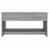 Table basse sonoma gris 102x50x52,5 cm bois d'ingénierie 622183622183