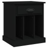 Table de chevet noir 43x36x50 cm 622184622184