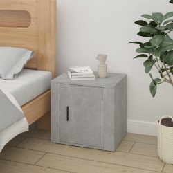 Table de chevet Gris béton 50x39x47 cm 622185622185