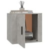 Table de chevet Gris béton 50x39x47 cm 622185622185