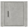 Table de chevet Gris béton 50x39x47 cm 622185622185