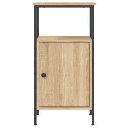 Table de chevet chêne sonoma 41x31x80 cm bois d'ingénierie 622187622187