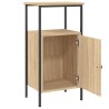 Table de chevet chêne sonoma 41x31x80 cm bois d'ingénierie 622187622187