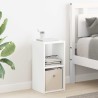 Table de chevet avec tiroir 2 pcs Blanc 25,5 x 22 x 49,5 cm 622192622192