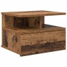 Table de nuit flottante avec tiroir Bois ancien 40 x 31 x 28 cm 622206622206