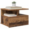 Table de nuit flottante avec tiroir Bois ancien 40 x 31 x 28 cm 622206622206