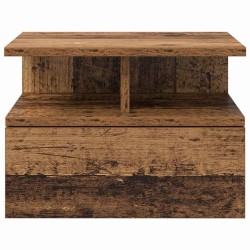 Table de nuit flottante avec tiroir Bois ancien 40 x 31 x 28 cm 622206622206