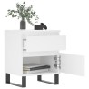 Table de chevet Blanc 40x35x50 cm Bois d’ingénierie 622208622208