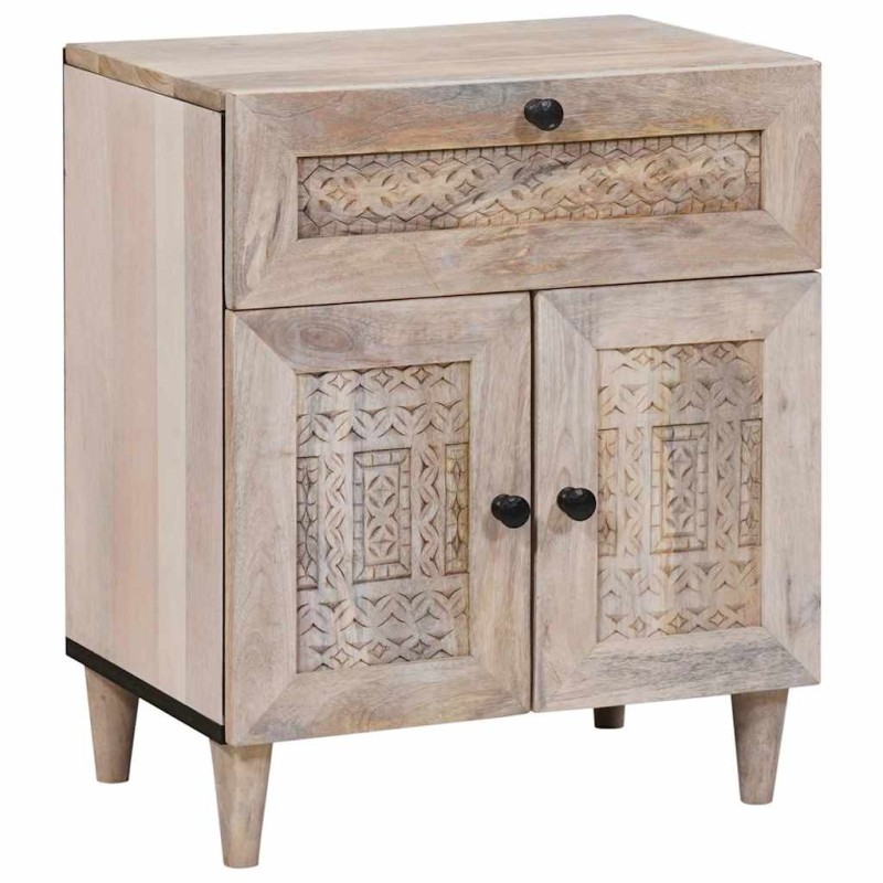 Table de chevet Blanc 50 x 33 x 60 cm Bois d'ingénierie 622209622209
