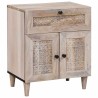 Table de chevet Blanc 50 x 33 x 60 cm Bois d'ingénierie 622209622209