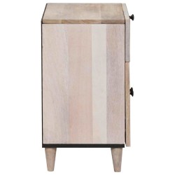 Table de chevet Blanc 50 x 33 x 60 cm Bois d'ingénierie 622209622209