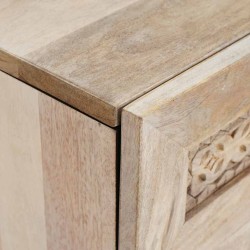 Table de chevet Blanc 50 x 33 x 60 cm Bois d'ingénierie 622209622209
