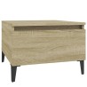 Table d'appoint Chêne sonoma 50x46x35 cm Bois d'ingénierie 622211622211