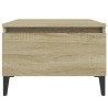 Table d'appoint Chêne sonoma 50x46x35 cm Bois d'ingénierie 622211622211