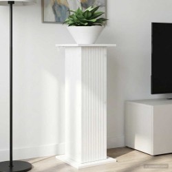 Support de Plante 2 pcs Blanc brillant 30,5 x 30 x 80,5 cm 622213622213