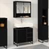 Cabinet de salle de bain avec tiroir Chêne noir 65 x 33 x 60 cm 622214622214
