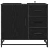 Cabinet de salle de bain avec tiroir Chêne noir 65 x 33 x 60 cm 622214622214