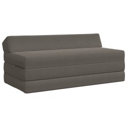 Canapé-lit pliable Gris clair 120 x 60 x 49 cm Tissu 622215622215