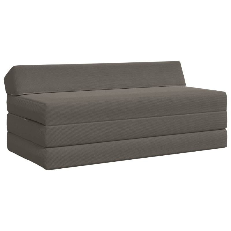Canapé-lit pliable Gris clair 120 x 60 x 49 cm Tissu 622215622215