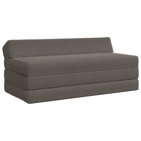 Canapé-lit pliable Gris clair 120 x 60 x 49 cm Tissu 622215622215