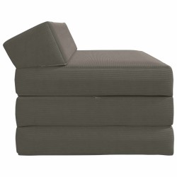 Canapé-lit pliable Gris clair 120 x 60 x 49 cm Tissu 622215622215