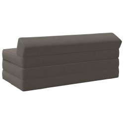 Canapé-lit pliable Gris clair 120 x 60 x 49 cm Tissu 622215622215