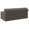 Canapé-lit pliable Gris clair 120 x 60 x 49 cm Tissu 622215622215