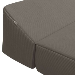 Canapé-lit pliable Gris clair 120 x 60 x 49 cm Tissu 622215622215