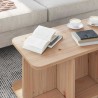 Table basse Naturel 80 x 39,5 x 33,5 cm Bois massif en pin 622217622217