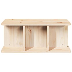 Table basse Naturel 80 x 39,5 x 33,5 cm Bois massif en pin 622217622217