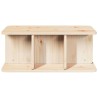 Table basse Naturel 80 x 39,5 x 33,5 cm Bois massif en pin 622217622217