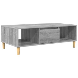 Table basse Gris Sonoma 102 x 55 x 35 cm Bois d'ingénierie 622218622218