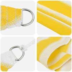 Voile d'ombre Jaune et blanc 4 x 7 m HDPE 622219622219