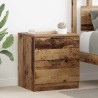 Cabinet de chevet avec tiroir 2 pcs Bois ancien 45 x 39 x 50cm 622226622226