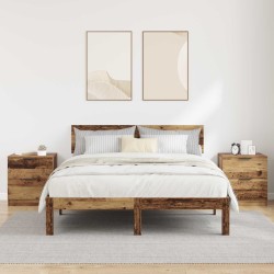 Cabinet de chevet avec tiroir 2 pcs Bois ancien 45 x 39 x 50cm 622226622226